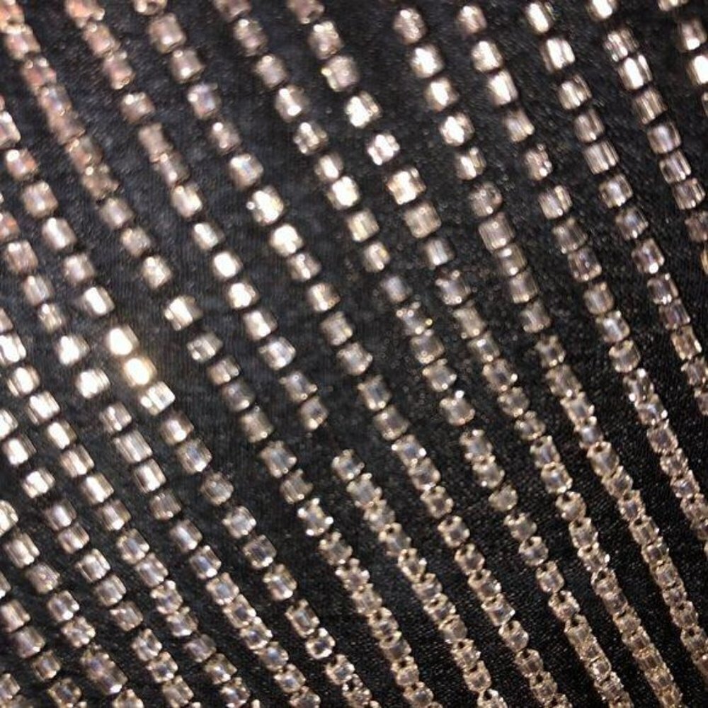Skirt Set Womens Size Small S Vintage Beaded High Quality Elastic Waist Black - Picture 13 of 16